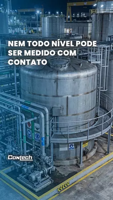 Quando medir nível sem contato é a melhor decisão no processo industrial
